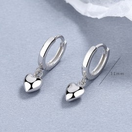 925 Sterling Silver Earrings Solitaire Stud
