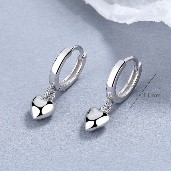 925 Sterling Silver Earrings Solitaire Stud