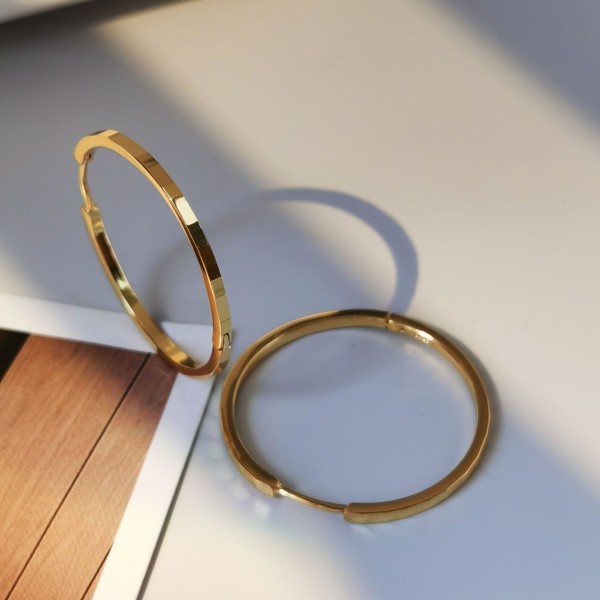 925 Sterling Silver Earrings Simple-Earrings