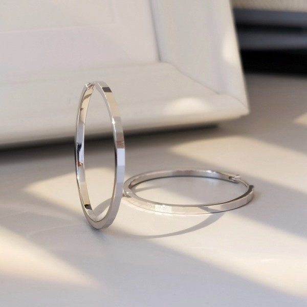 925 Sterling Silver Earrings Simple-Earrings