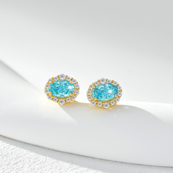 925 Sterling Silver Earring Art-Deco-Diamond-Studs