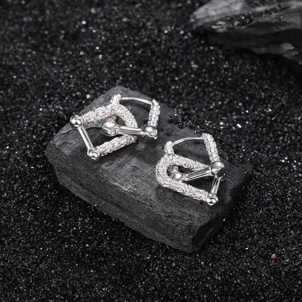 925 Sterling Silver Earrings Secure Lock