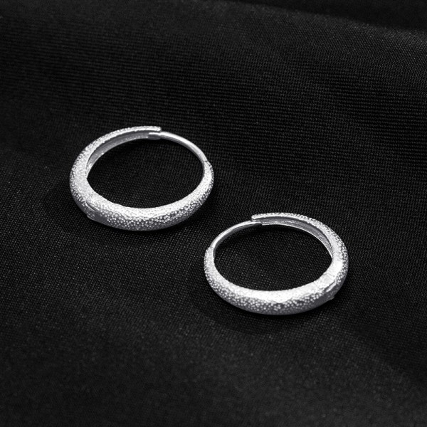925 Sterling Silver Earring Ring Earrings