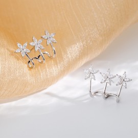 925 Sterling Silver Earring Maple Leaf