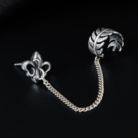 925 Sterling Silver Earring Vintage Chain