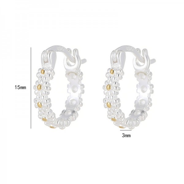 925 Sterling Silver Earring Daisy earrings