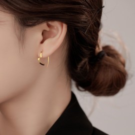 925 Sterling Silver Earring Heart-Shaped Earrings