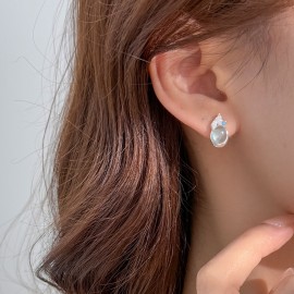 925 Sterling Silver Earring Water Droplet Earrings