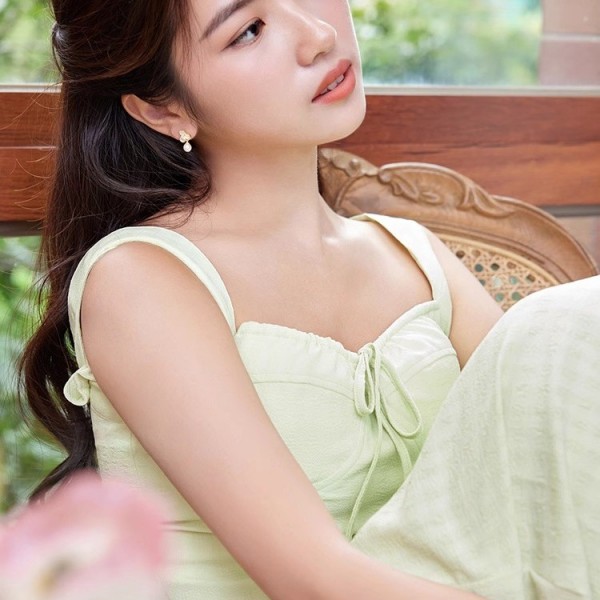 925 Sterling Silver Earring Clover Pearl earrings