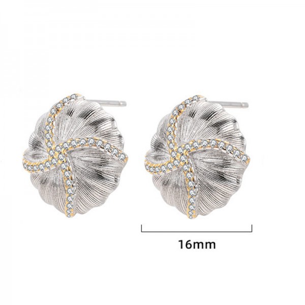 925 Sterling Silver Earring Shell Earrings