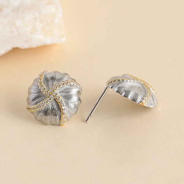 925 Sterling Silver Earring Shell Earrings