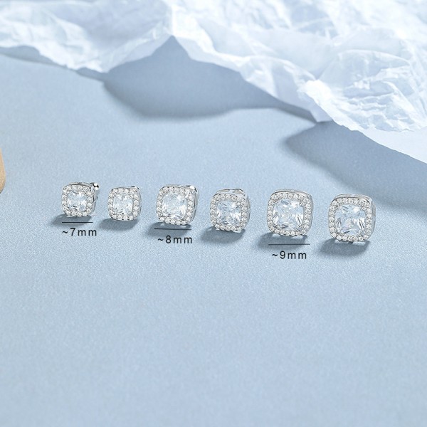 925 Silver Pearl Stud Earrings