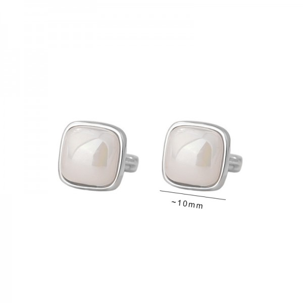 999 Fine Silver Pearl Ear Cuff