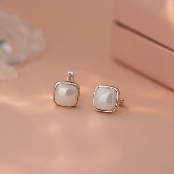 999 Fine Silver Pearl Ear Cuff