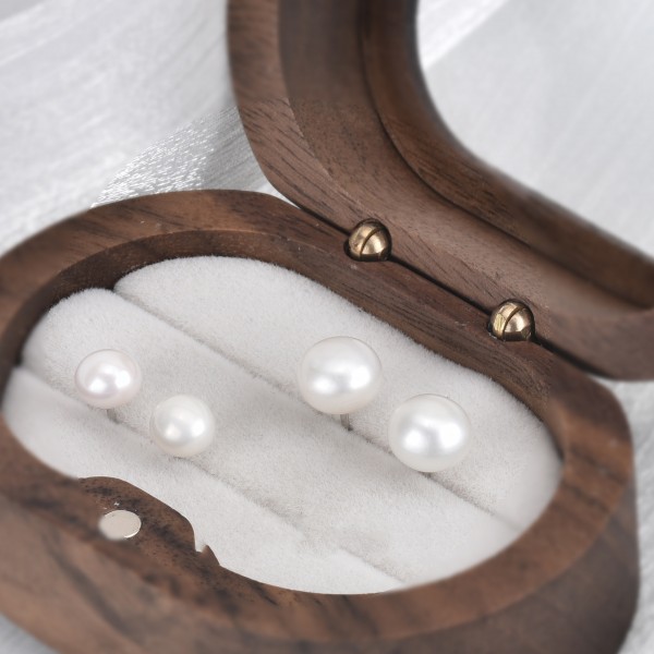 S925 Sterling Silver Bead Stud Earrings