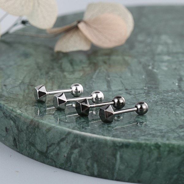 S925 Sterling Silver Small Polished Ball Stud Earrings