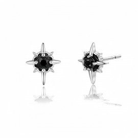 S999 Sterling Silver Polaris Men's Earrings